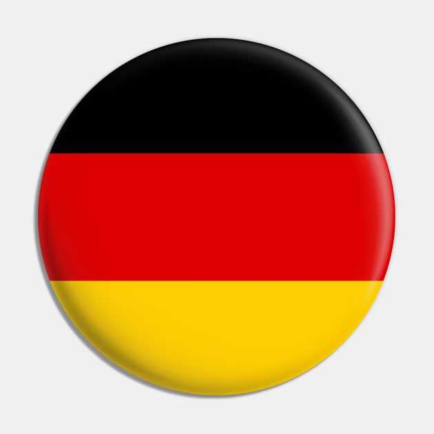 German Germany Deutschland Flag Pin by E