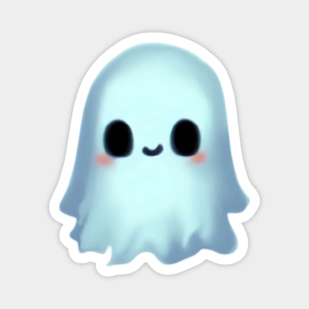 Cute Ghost Magnet by Donkeh23