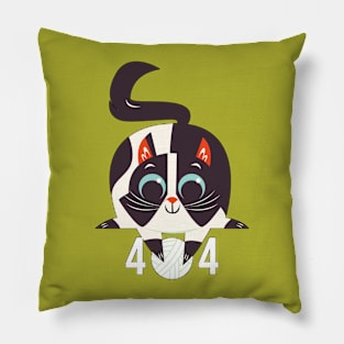 Cat 404 Pillow