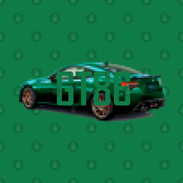 GT86 PIXEL Green by CharlieCreator