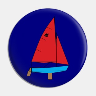 Mirror Dinghy Sailboat Pin