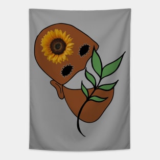 Surreal Sunflower Forehead Tapestry