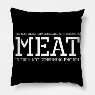 Carnivore Diet Meat Animal Based Ketogenic Ruminant Keto Pillow