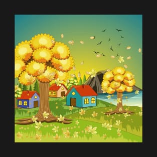 Autumn Town T-Shirt