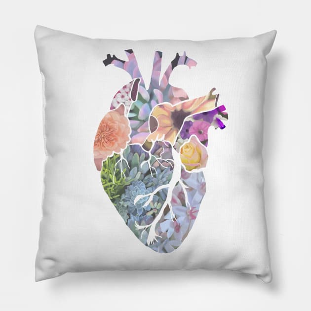 Life blooms through the cracks Pillow by daniellecaliforniaa