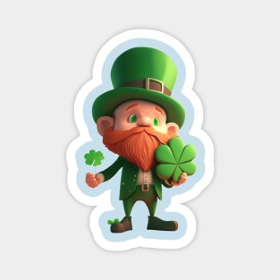 St.Patrick day leprechaun t-shirt Magnet