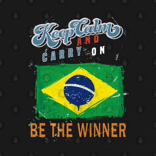 Keep Calm and Carry on Be The Winner by Islanr