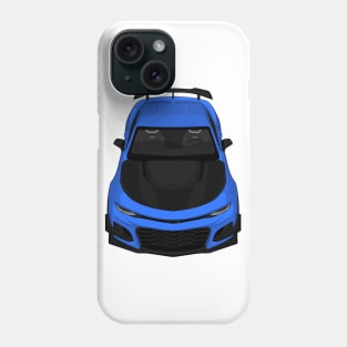 camaro zl1 1le blue Phone Case