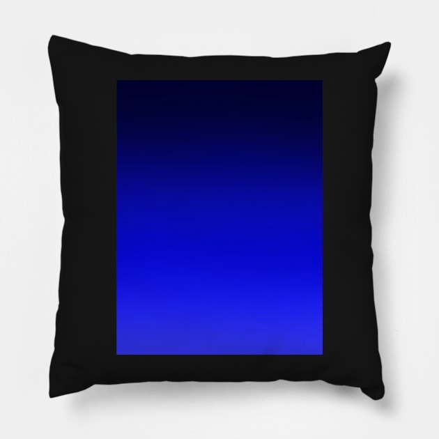 Midnight Blue ombré Pillow by Dexter1468