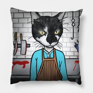 Butcher Cat Pillow