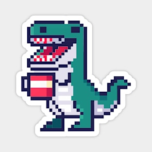 Pixelsaurus Magnet