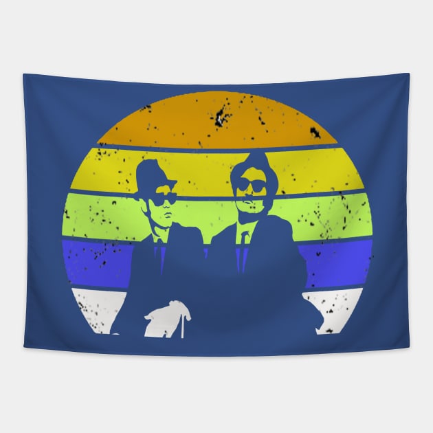 The Blues Brothers Blues Tapestry by Tshirt0101