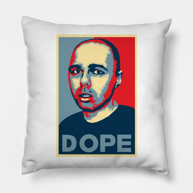 Karl Pilkington:  The Hero We Deserve Pillow by mikehalliday14