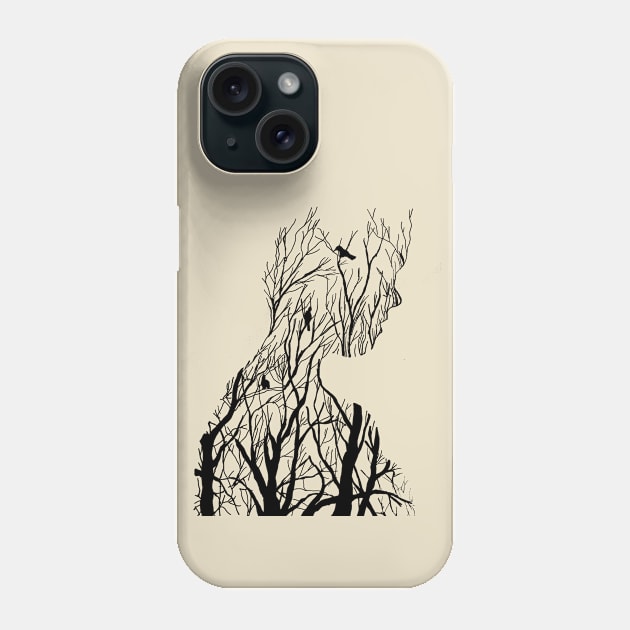 silhouette Phone Case by SLUP.