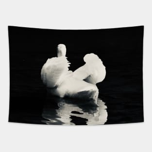 Swan 1 / Swiss Artwork Photography Tapestry