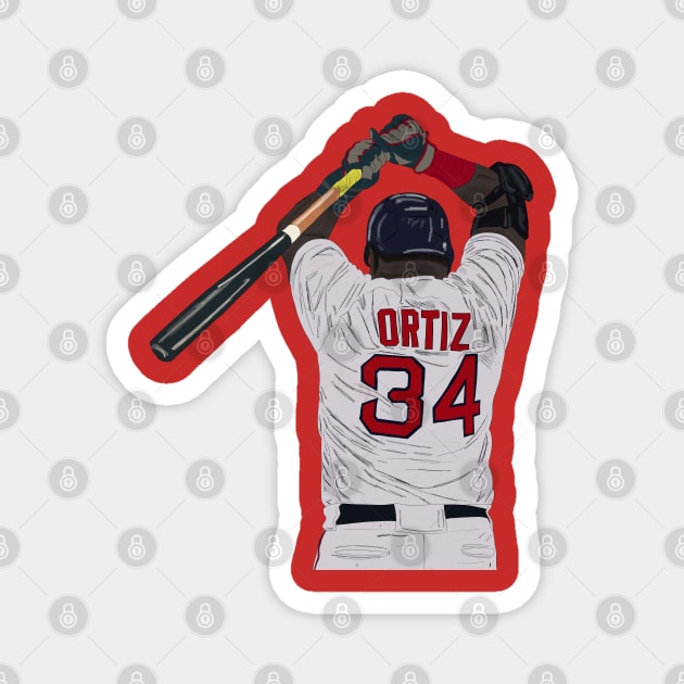 David Ortiz Magnet by Ferrajito