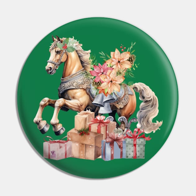 Christmas rocking horse Pin by Viper Unconvetional Concept