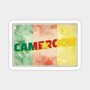 Cameroon Vintage style retro souvenir Magnet