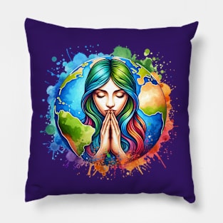 Mother Earth Praying Pillow