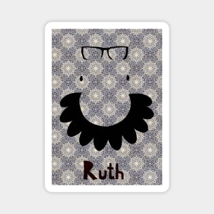 RUTH BADER GINSBURG  Collar art Magnet