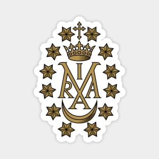 Miraculous Medal Maria Insignia Magnet