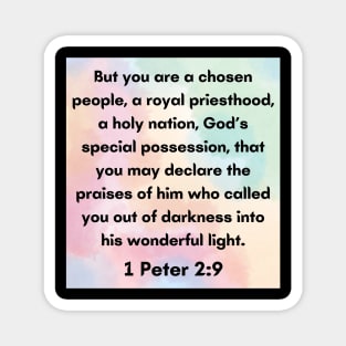 Bible Verse 1 Peter 2:9 Magnet