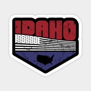 Retro Vintage Idaho USA Magnet