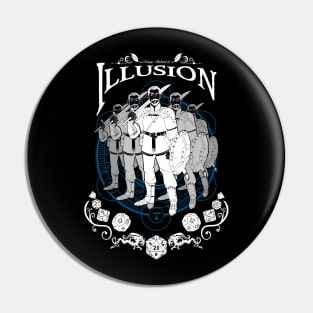 Illusion - D&D Magic School Series: White Text Pin