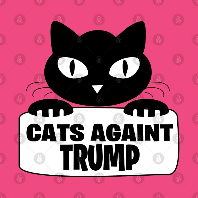 Protest Cat: Cats Against Trump by balibeachart