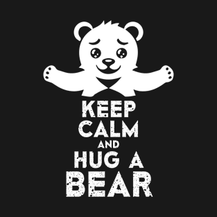 Cute Bear Hug Design T-Shirt