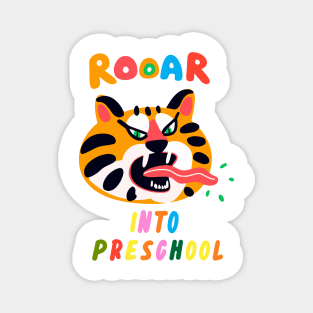 Roaring Into Preschool Magnet