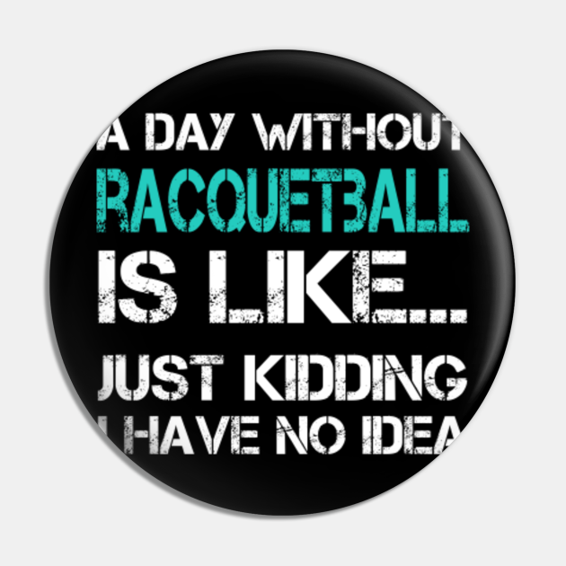 Funny Racquetball Gift Racquetball Kołek TeePublic PL