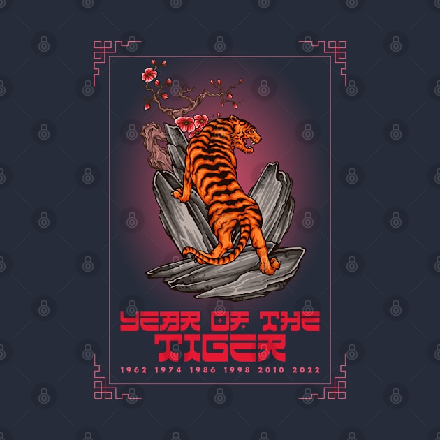 Chinese Zodiac Year of the Tiger by Souls.Print