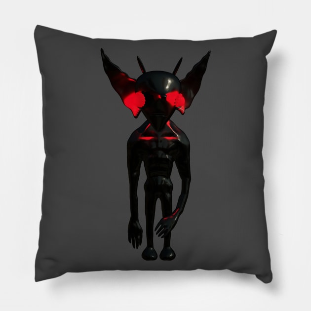 Hopkinsville Goblin Pillow by JonHale