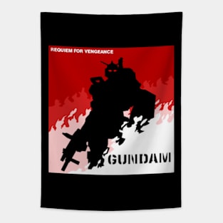 Gundam Requiem For Vengeance Silhouette Tapestry