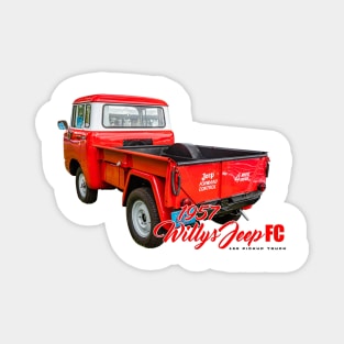 1957 Willys Jeep FC 150 Pickup Truck Magnet