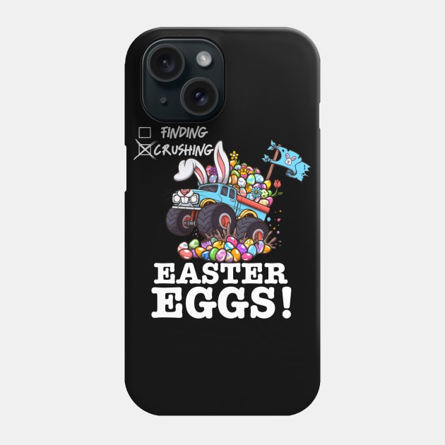 Crushing Easter Eggs Monster Truck Phone Case by TheMaskedTooner