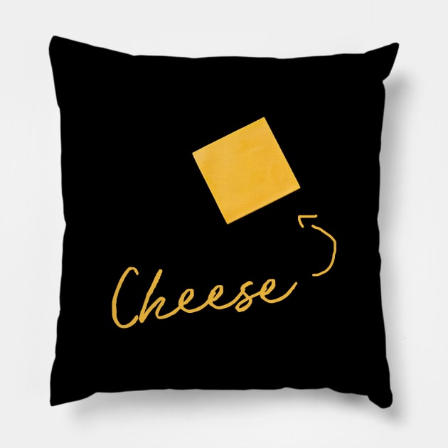 Cheese Slice Pillow by giovanniiiii