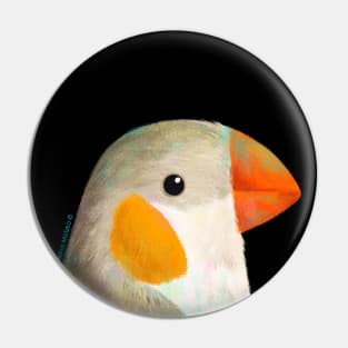 Penguin Zebra Finch Bird Pin