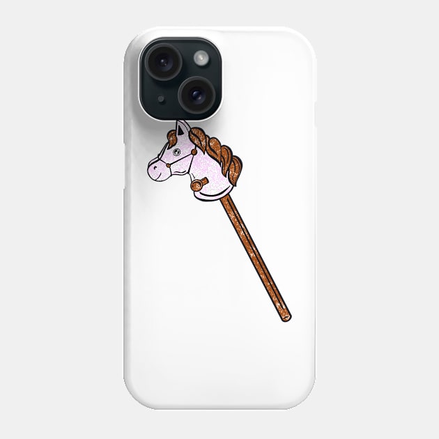 Pink Stick Horse Phone Case by missmann