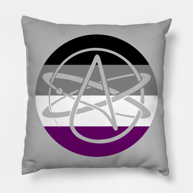 Ace Pride Atheist Pillow by anomalyalice