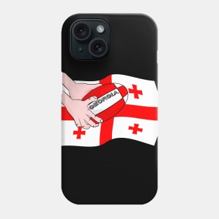 Rugby Georgia Flag Phone Case