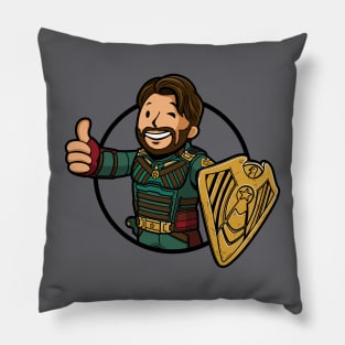 Cool Tv Series Superhero Gamer Mascot Parody Cartoon Pillow