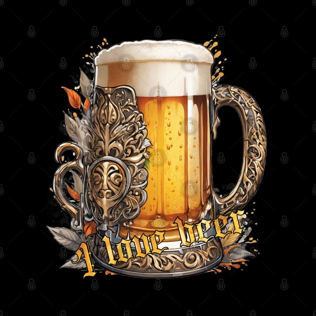 Mug Beers - I love beer by T-Shirt Paradise