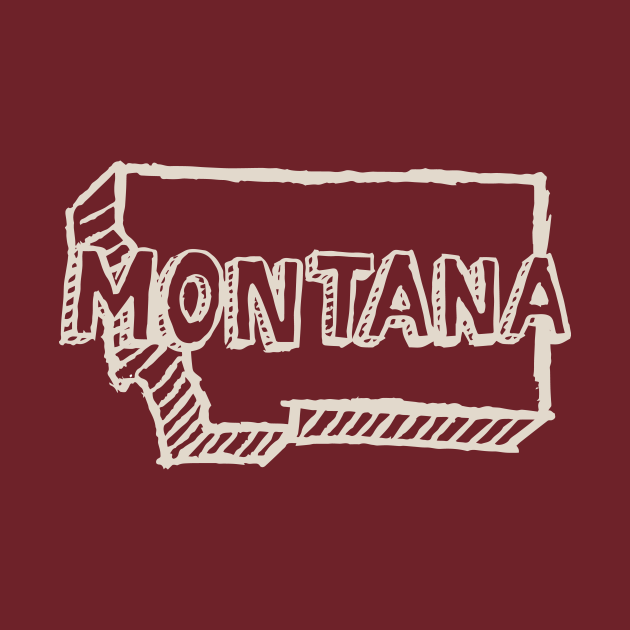 Discover Montana 03 - Montana State - T-Shirt