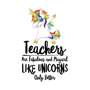 Teacher Unicorn School Counselor Psychologist Teacher Therapist T-Shirt