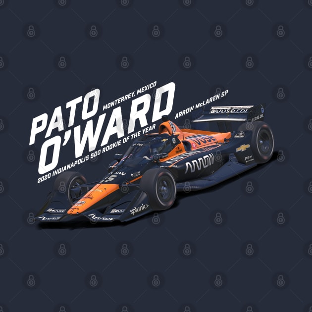 Pato O'Ward 2021 (white) by Sway Bar Designs