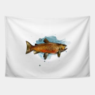 Swedish Brown Trout Tapestry