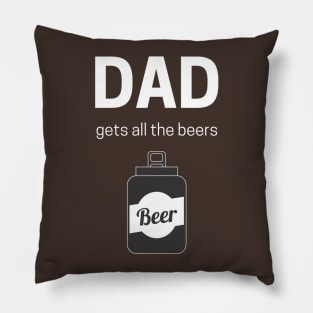 Get your dad a beer! Pillow