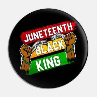 Juneteenth Black King T-Shirt Pin